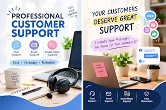 provide professional customer support and chat moderation