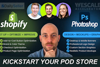 optimize, design and improve your shopify pod store
