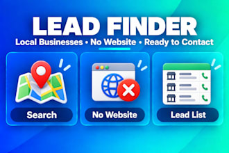 find local businesses without a website