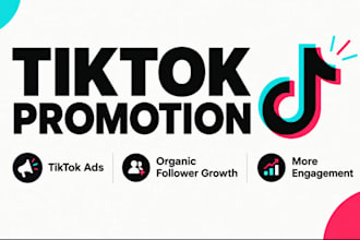 do tiktok promotion, tik tok ads, organic growth for follower and engagement