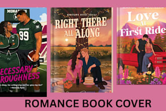 create romance book cover, ebook cover, cover art, illustration as cover artist