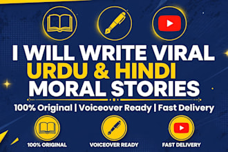write an engaging original urdu story for youtube