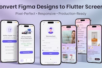 convert figma design to pixel perfect flutter app UI