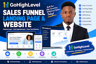 build gohighlevel webinar funnel, gohighlevel automation, ghl website, ai agent