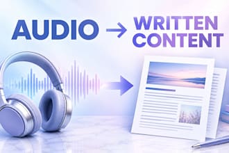 repurpose your audio into written content with SEO