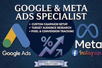 help you set up your google or meta ad to grow your business