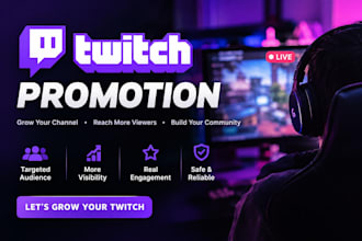 promote your twitch channel for organic growth