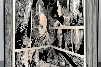 draw anime manga page nsfw comic book illustration