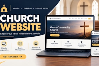 build church website, ministry website, christian website, church wordpress