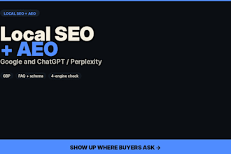 do local SEO and aeo so ai and google can find you