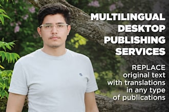 do multilingual desktop publishing dtp and ai text translate