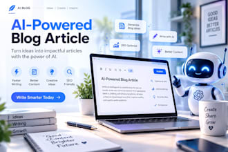 write SEO optimized ai content and blog articles