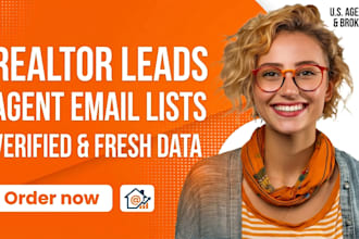 provide real estate agents or realtors active email leads