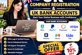 do uk company registration and uk bank accounts