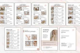 design product catalog, wholesale catalogs, b2b catalogs, line sheets, lookbooks