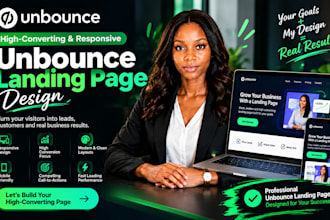 design a high converting responsive unbounce landing page