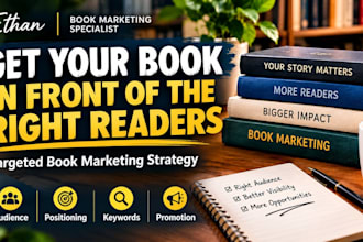 create a book launch marketing plan for indie authors