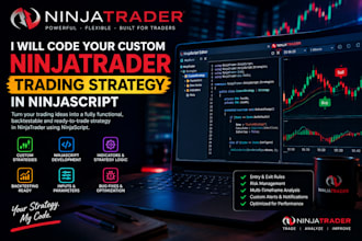 code your custom ninjatrader trading strategy in ninjascript