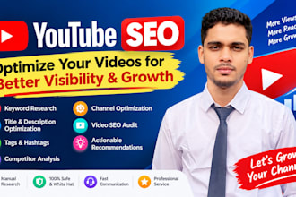 optimize your youtube videos with SEO and keywords