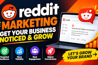 promote ai business website link via reddit seo post
