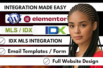 develop custom luxury idx real estate lead idx website for idx mls integration
