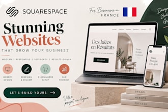 build france squarespace website redesign french squarespace website development