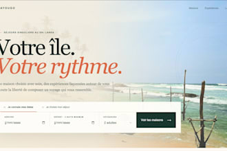 build a professional showcase website for artisans an small business