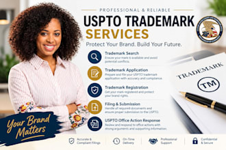 help with USA, UK, eu trademark registration, search, and uspto office actions