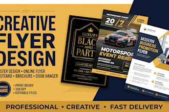 design professional digital posters, online flyers and mortgage flyers