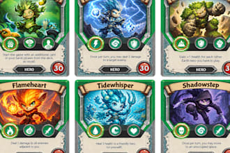 design a custom card game template and card art system for your tcg