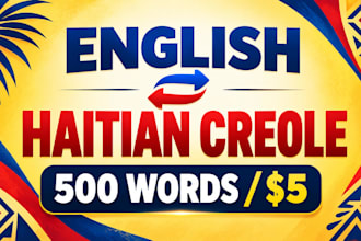 translate english to haitian creole or creole to english