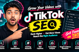 do tiktok SEO, keyword research and video optimization