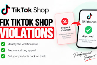 fix tiktok shop product violations and write a winning appeal letter