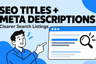 write optimized SEO titles and meta descriptions for your website
