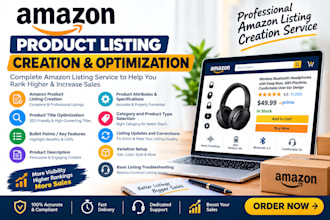 create and optimize amazon product listings