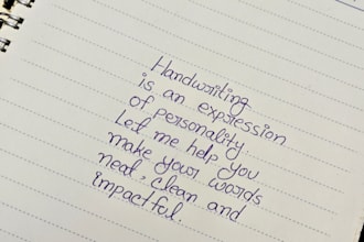write anything with my beautiful natural handwriting
