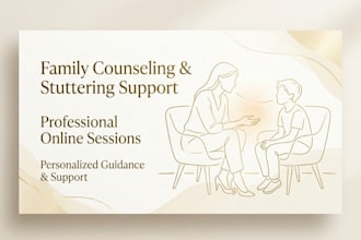 arabic content family counseling stuttering therapy