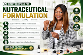 develop professional custom nutraceutical formulations