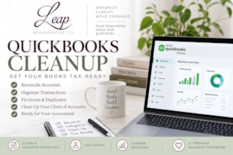 clean up and reconcile your quickbooks online bookkeeping