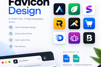 design a professional favicon for your website