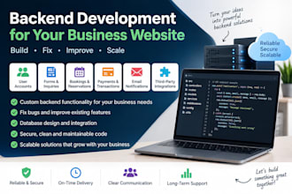 build a scalable and secure apis, microservices, and backend solutions