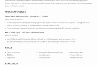 design a professional ats friendly CV or resume