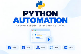 create a custom python automation script