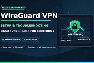 configure or troubleshoot wireguard VPN on linux and mikrotik