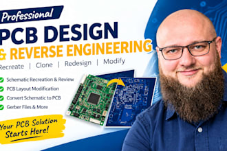 do pcb reverse engineer, cloning pcb redesign schematic review modify pcb layout