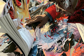 a comic illustrations for your anime and manga book pages