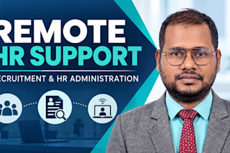 provide remote HR support, recruitment and HR administration