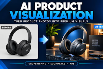 create realistic ai product visualization for ecommerce and dropshipping brands