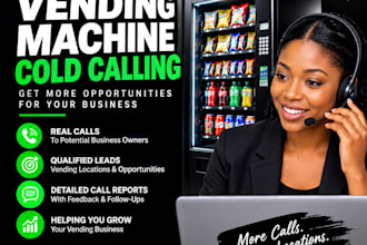 vending machine cold call, cold calling for vending machine, location finder