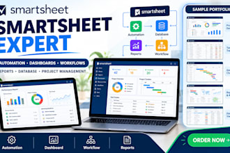 do smartsheet automation dashboard database workflow report project management